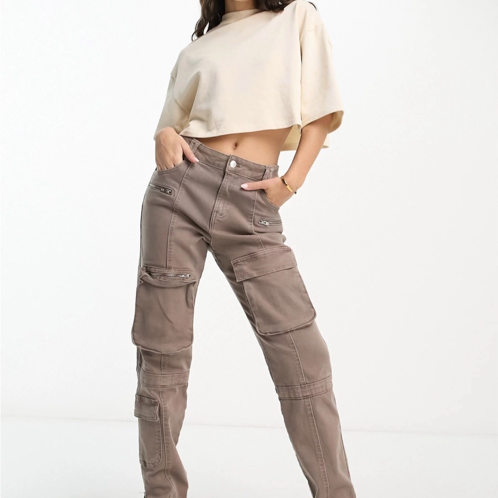 ASOS Hourglass Moto Cargo Pants